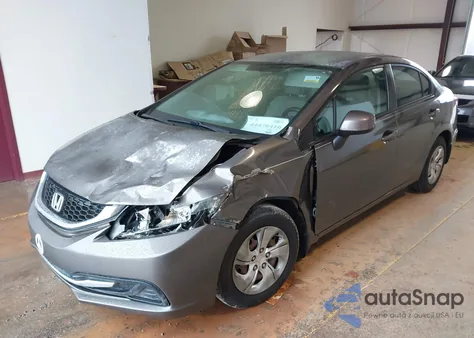 2013 Honda Civic Lx из США, поврежденный, VIN 2HGFB2F55DH505845